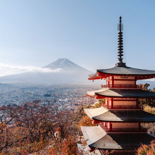 Фотография Пагода Чуреито (Arakurayama Sengen) — классическая фототочка на Фудзи