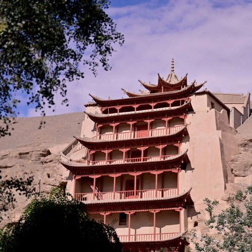 Фотография Пещеры Могао (Пещеры тысячи Будд), Дуньхуан