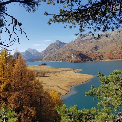 Бабье лето в Зильс-Мария-Энгадин, Швейцария