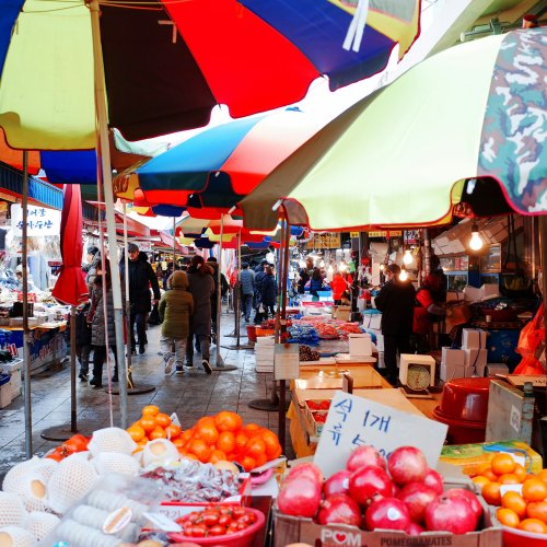 Рынок в Пхохане