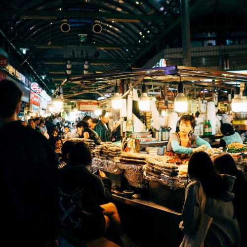 Фотография Рынок Кванчжан в Сеуле