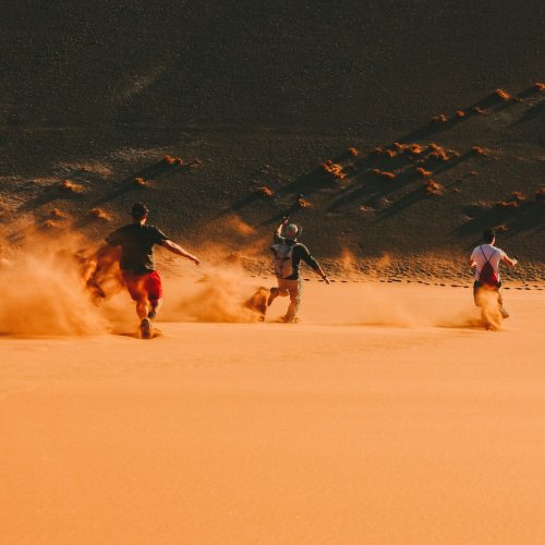 Дюна 45 в районе Соссусфлея, Намибия · Фото: Anqi Lu / Unsplash