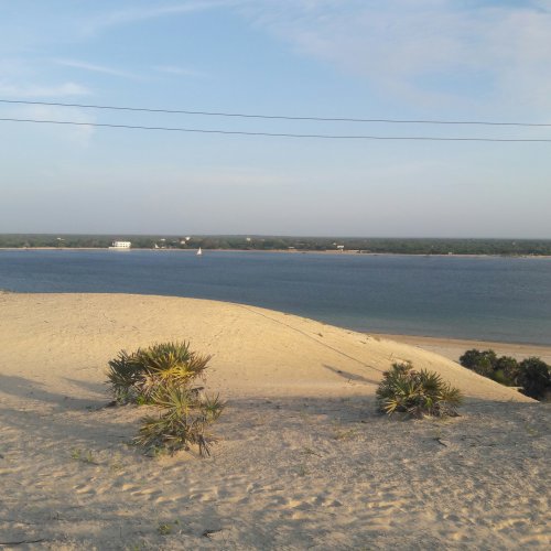 Пляжи и дюны в деревне Шела, Ламу, Кения.