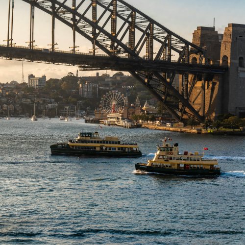 Мост Харбор Бридж в Сиднее