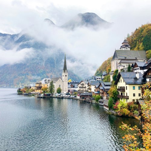 Хальштатт — деревня на озере