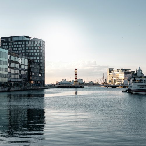 Маяк в гавани Мальмё